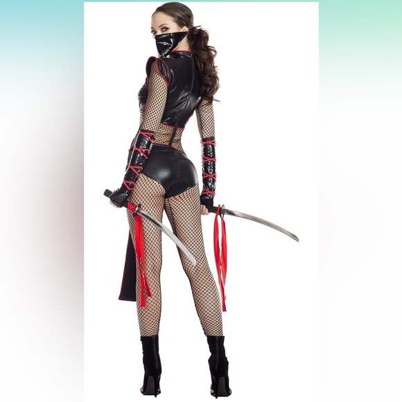 Starline Alluring Assassin Adult Womens 4pc Costume Size S - Picture 3 of 4